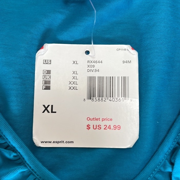 Esprit ruffled tank - Picture 2 of 4